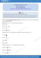 Đề thi giữa kì 2 Toán 12 Kết nối tri thức - Đề số 5
